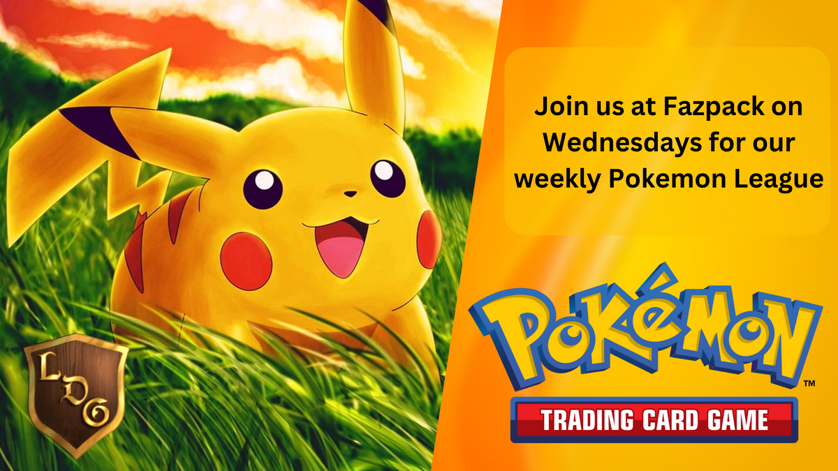 Lazy Dragon Gaming are currently running their Pokemon League from Fazpack in Bispham